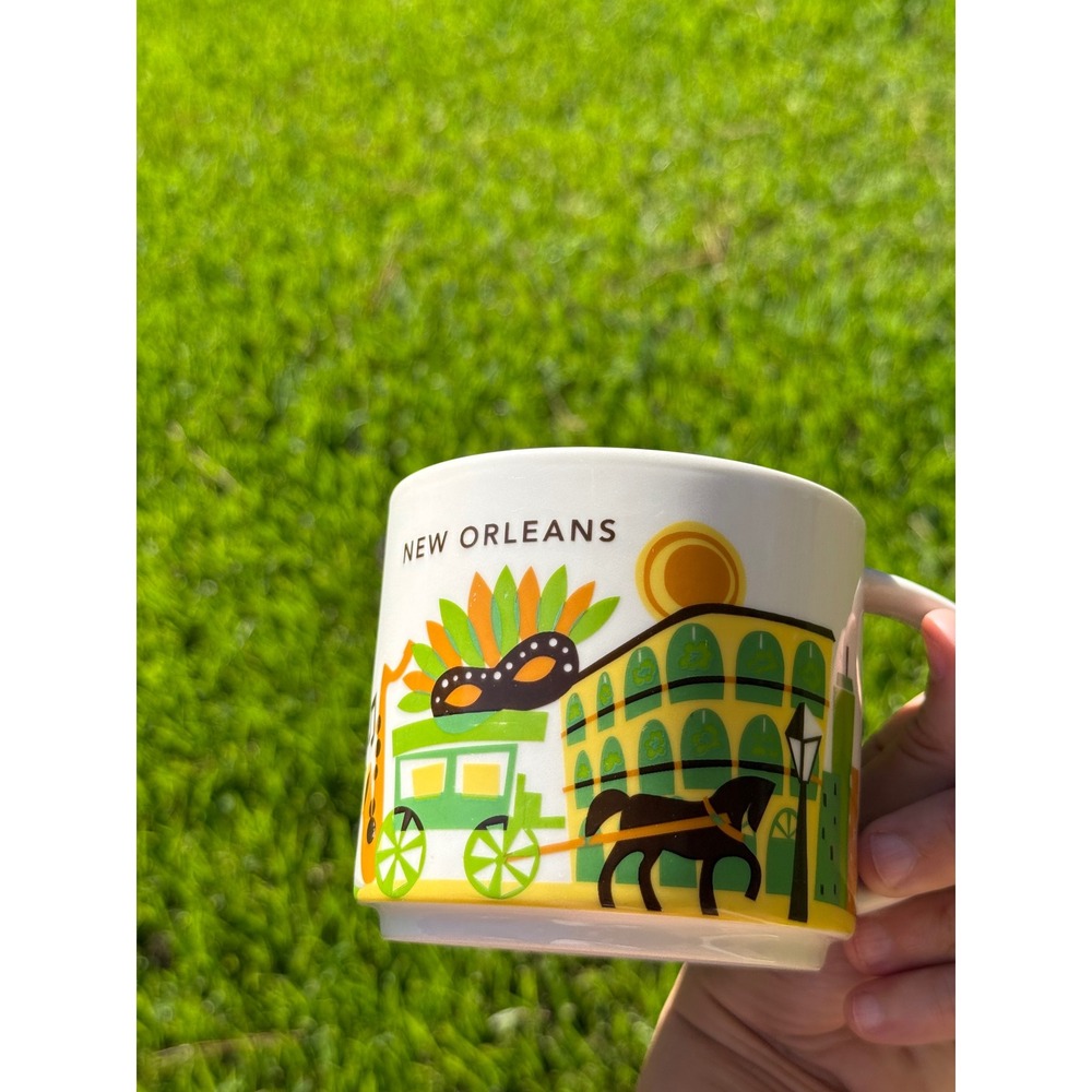 Starbucks‎ You Are Here New Orleans Coffee Mug 14oz Ceramic City Series 2017